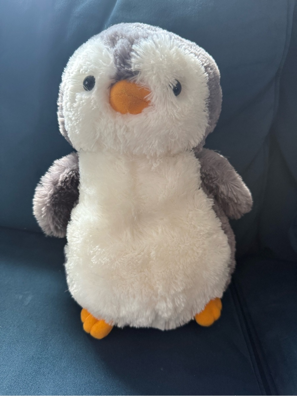 EUC-12” Destination Nation Gray Penguin Plush Stuffed Animal Toy